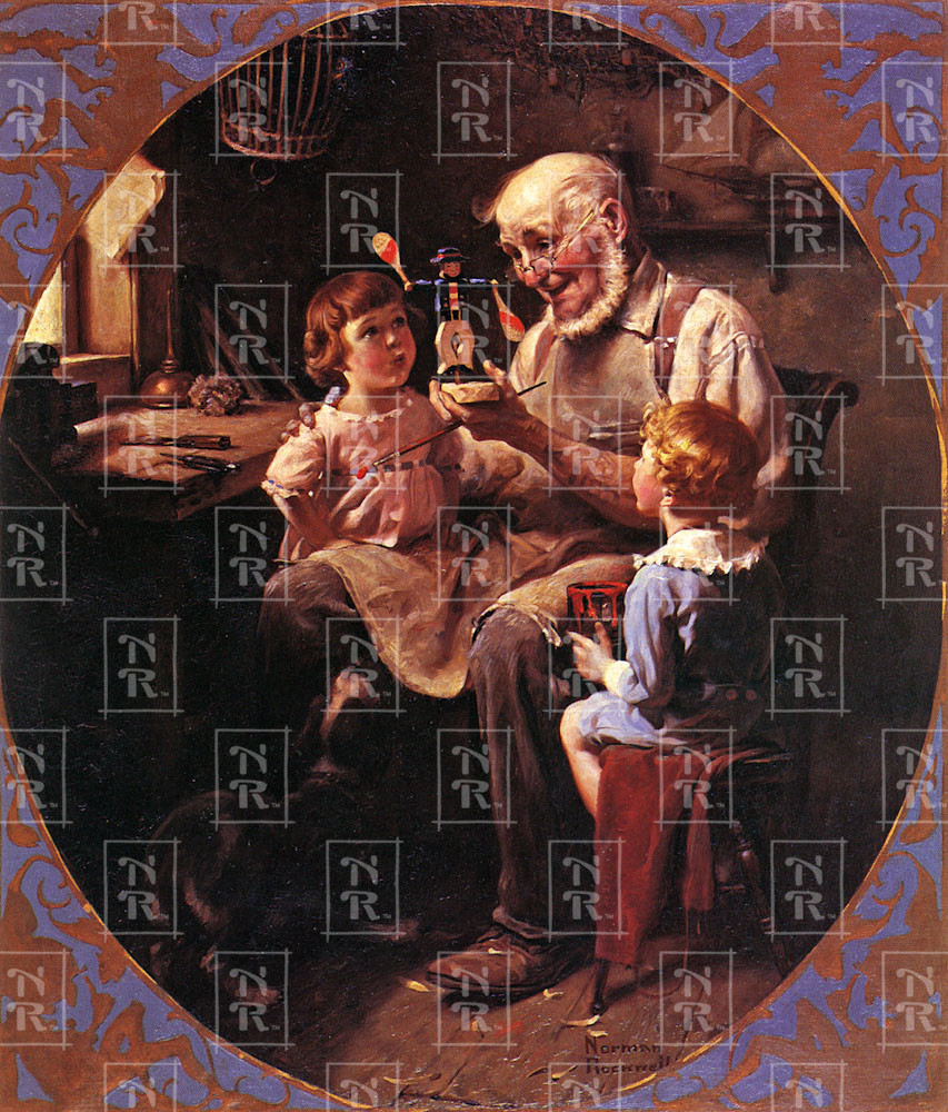 The Toy Maker Norman Rockwell